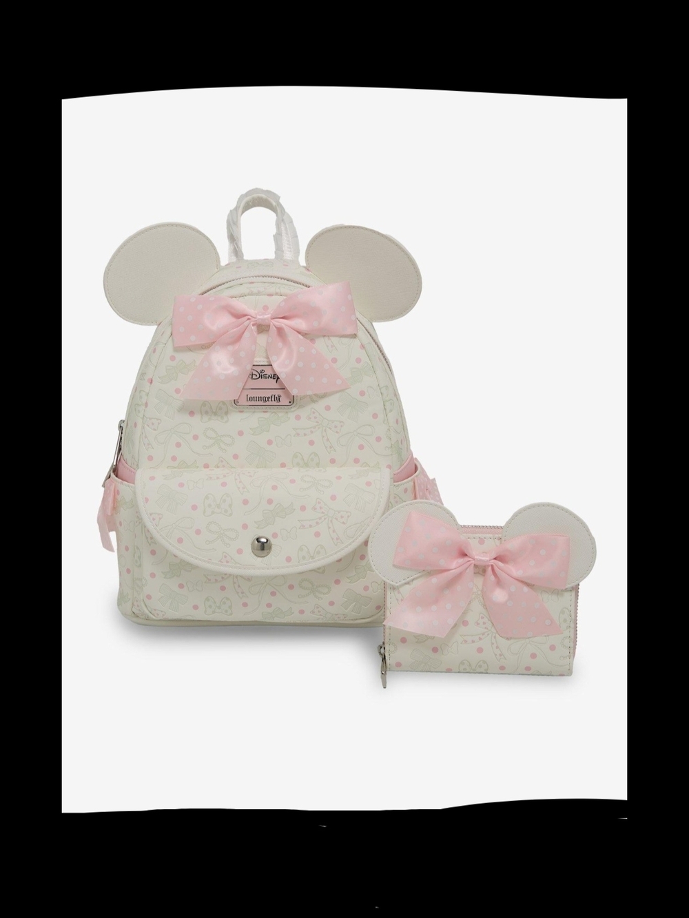 Disney Loungefly Mini Backpack & Wallet Set And Ears